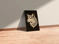Polar Wolf Metal Wall Posters | Premium, Waterproof & Magnet-Mounted Art