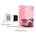 Porsche 911 Cute Metal Posters | Premium, Waterproof & Magnet-Mounted Art