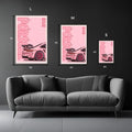 Porsche 911 Cute Metal Posters | Premium, Waterproof & Magnet-Mounted Art