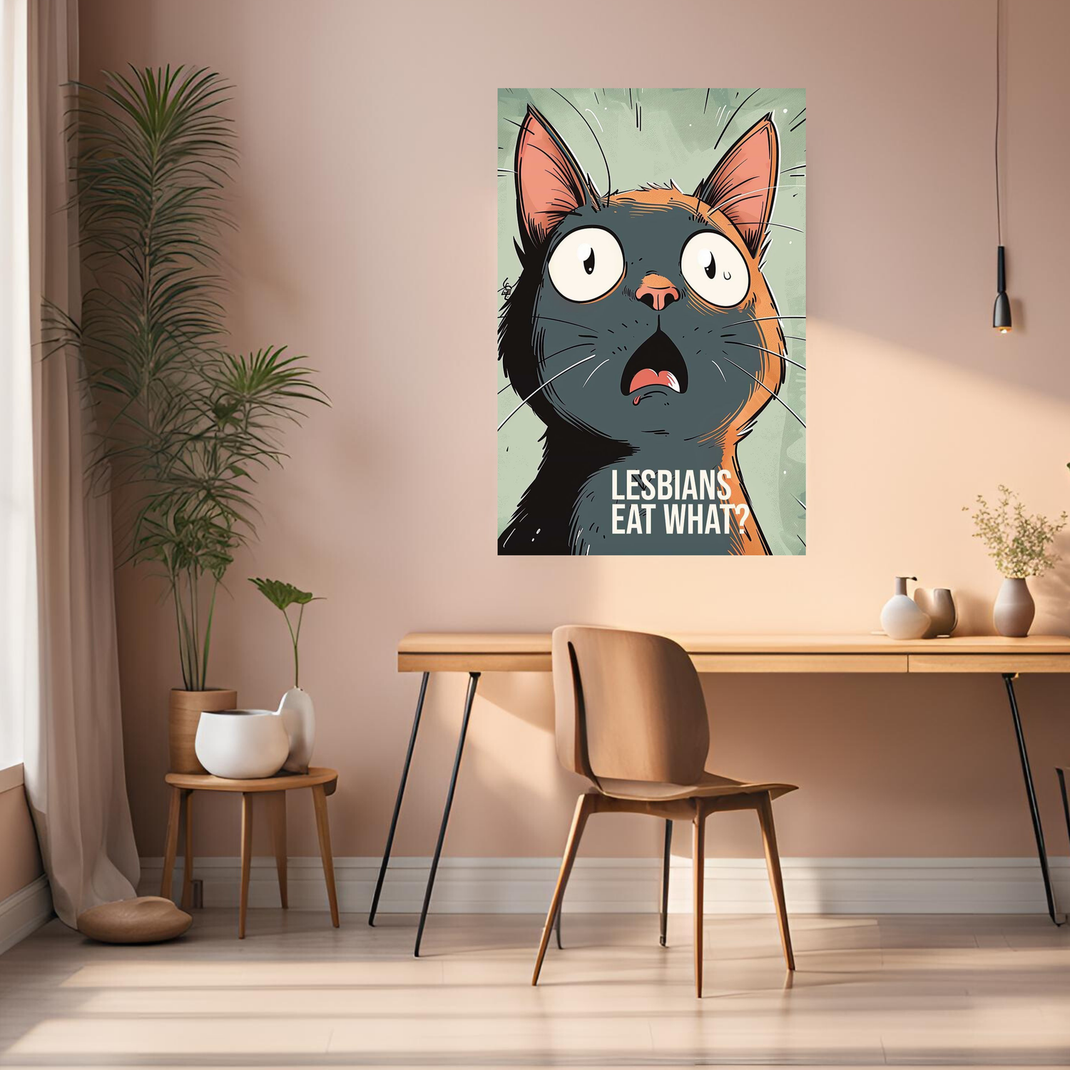 Eat What Funny Metal Posters | Premium, Waterproof & Magnet-Mounted Art