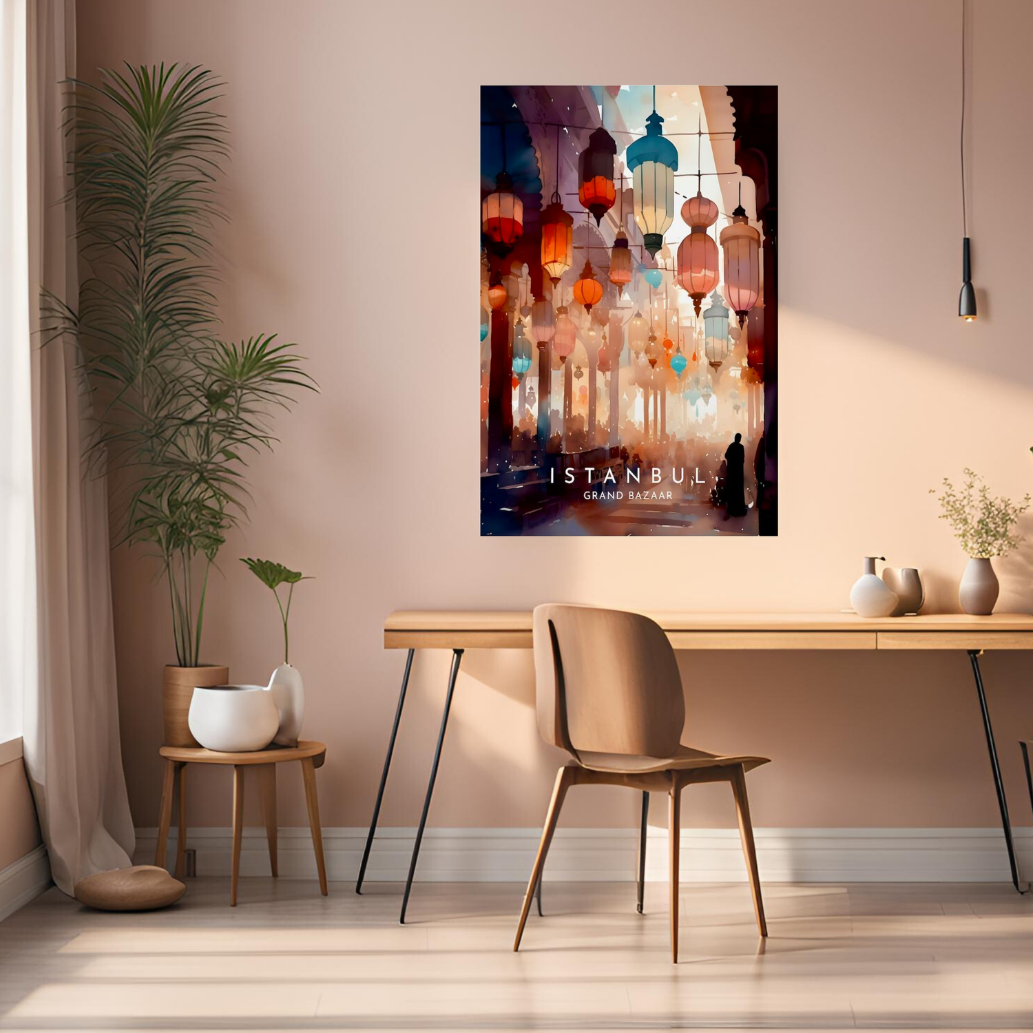 Istanbul Turkey Art Poster | Premium, Waterproof & Magnet-Mounted Art