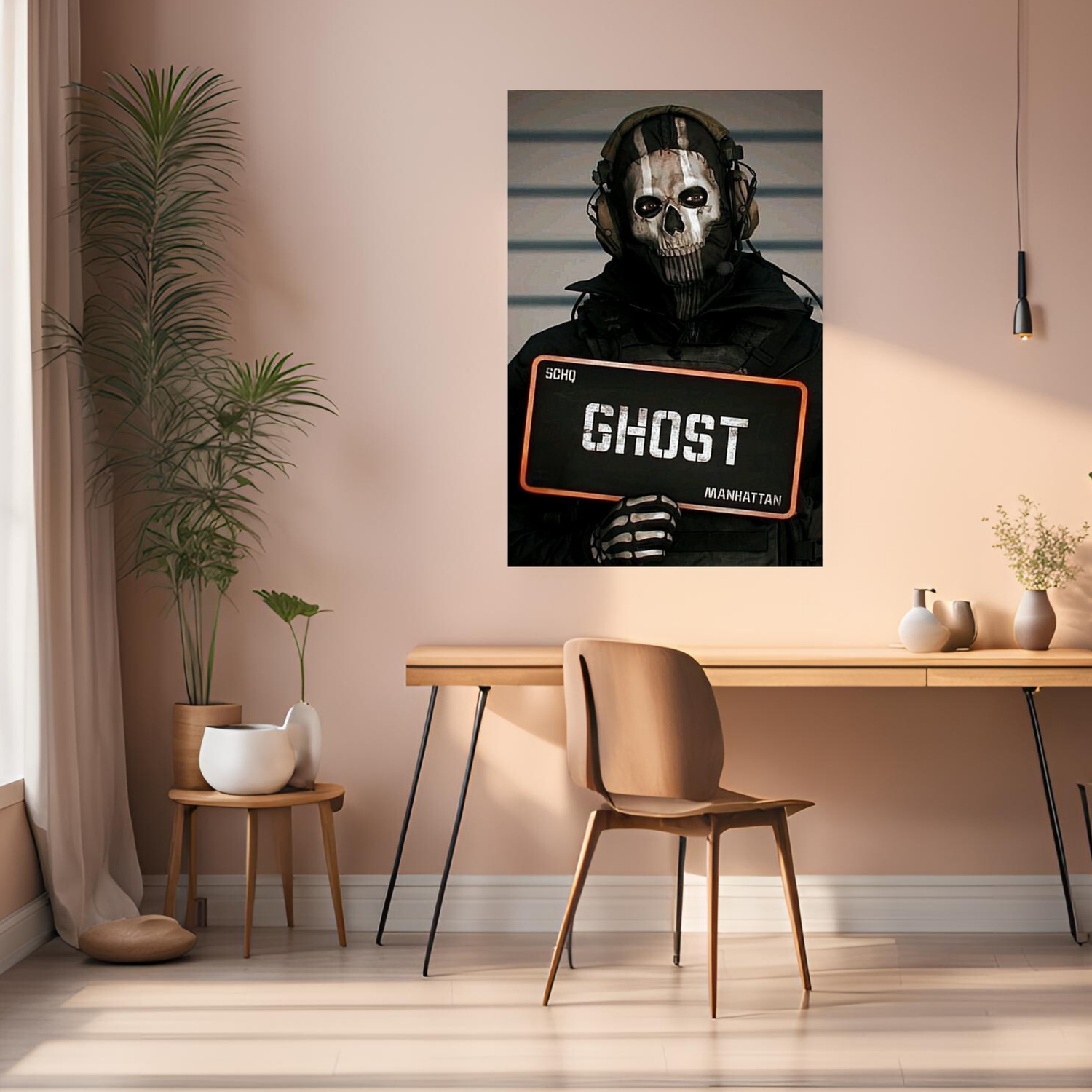 Ghost Wanted Metal Posters | Premium, Waterproof & Magnet-Mounted Art