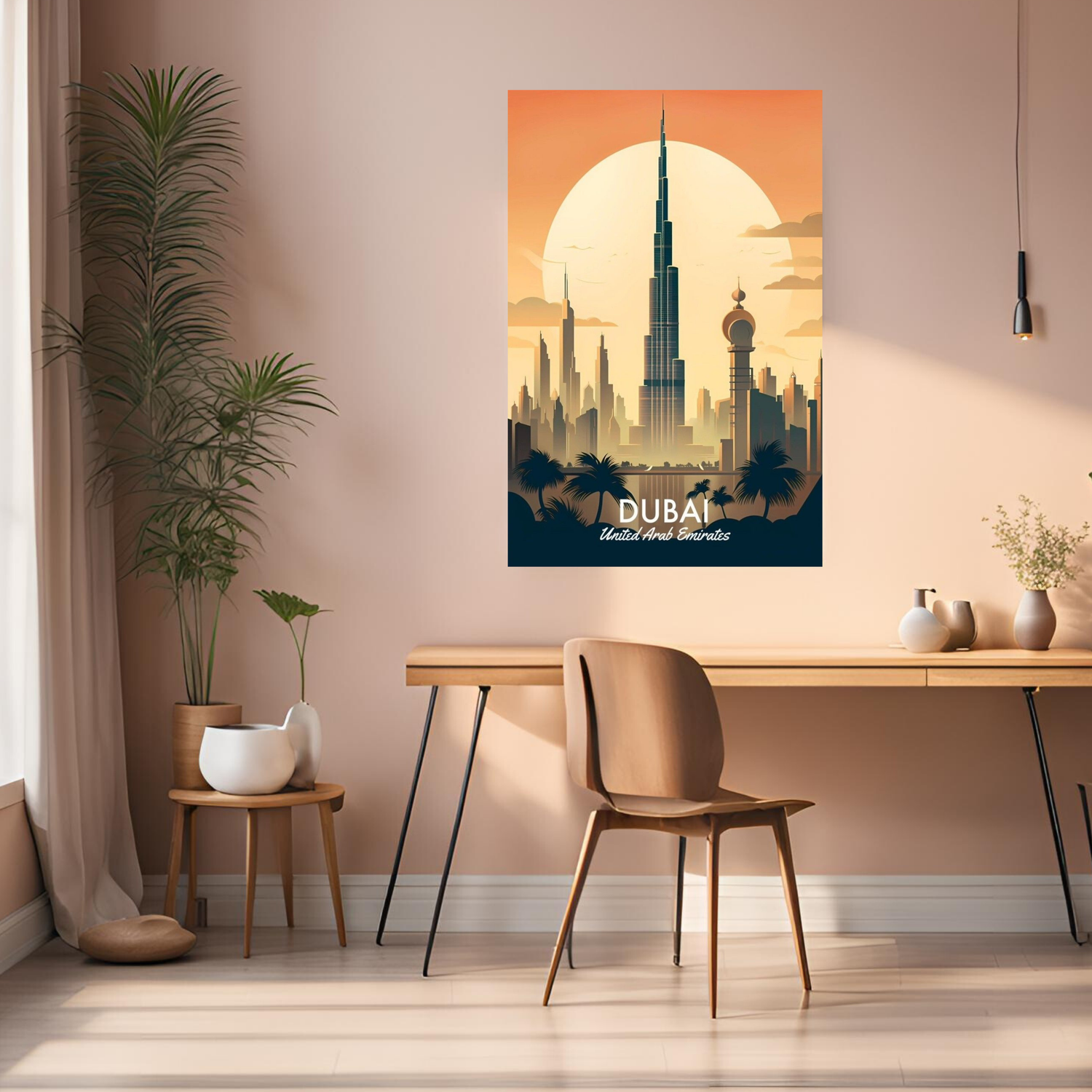 Dubai UAE Metal Posters | Premium, Waterproof & Magnet-Mounted Art