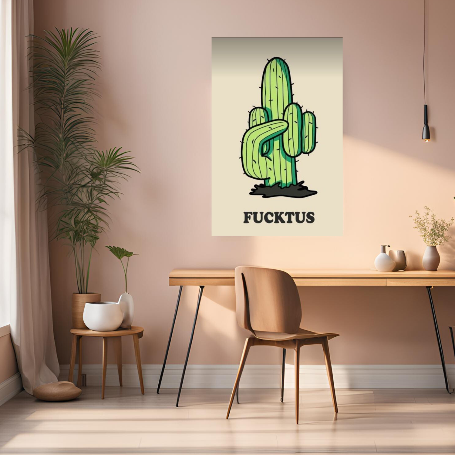 Fucktus Metal Posters | Premium, Waterproof & Magnet-Mounted Art