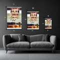 Psycho Eyes Movies Metal Wall Posters | Premium, Waterproof & Magnet-Mounted Art