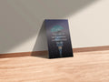 Rain and Rainbow Motivational Metal Posters | Premium, Waterproof & Magnet-Mounted Art