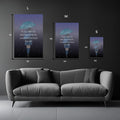 Rain and Rainbow Motivational Metal Posters | Premium, Waterproof & Magnet-Mounted Art
