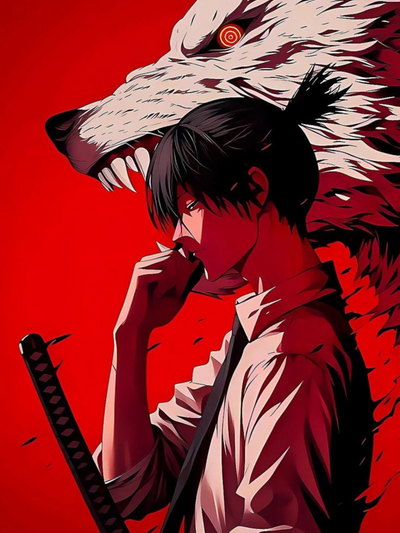 Aki Chainsaw Man Metal Posters | Premium, Fade-proof & Magnet-Mounted Art