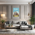 Rome Italy Art Metal Posters | Premium, Waterproof & Magnet-Mounted Art
