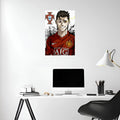 Ronaldo Blue Lock Style Metal Posters | Premium, Waterproof & Magnet-Mounted Art
