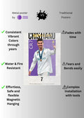 Ronaldo CR7 Metal Posters | Premium, Waterproof & Magnet-Mounted Art