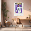 Ronaldo CR7 Metal Posters | Premium, Waterproof & Magnet-Mounted Art