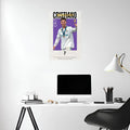 Ronaldo CR7 Metal Posters | Premium, Waterproof & Magnet-Mounted Art