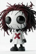 Sad Doll Face Metal Posters | Premium, Waterproof & Magnet-Mounted Art