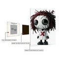Sad Doll Face Metal Posters | Premium, Waterproof & Magnet-Mounted Art