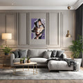 Sanemi Shinazugawa Demon Slayer Modern Metal Posters | Premium, Waterproof & Magnet-Mounted Art