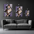 Sanemi Shinazugawa Demon Slayer Modern Metal Posters | Premium, Waterproof & Magnet-Mounted Art