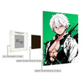 Sanemi Shinazugawa Demon Slayer Wall Art Metal Posters | Premium, Waterproof & Magnet-Mounted Art
