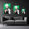 Sanemi Shinazugawa Demon Slayer Wall Art Metal Posters | Premium, Waterproof & Magnet-Mounted Art