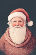 Santa Clause Artwork Metal Wall Posters | Premium, Waterproof & Magnet-Mounted Art