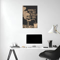 Sarcastic Wall  Metal Wall Posters | Premium, Waterproof & Magnet-Mounted Art