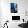 Satoru Gojo Blue Eye Metal Wall Posters | Premium, Waterproof & Magnet-Mounted Art