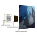 Satoru Gojo Blue Eye Metal Wall Posters | Premium, Waterproof & Magnet-Mounted Art