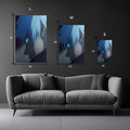 Satoru Gojo Blue Eye Metal Wall Posters | Premium, Waterproof & Magnet-Mounted Art