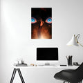 Satoru Gojo Domain Metal Wall Posters | Premium, Waterproof & Magnet-Mounted Art