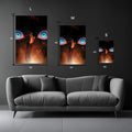 Satoru Gojo Domain Metal Wall Posters | Premium, Waterproof & Magnet-Mounted Art