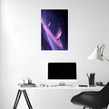 Saturn in Space Metal Posters | Premium, Waterproof & Magnet-Mounted Art