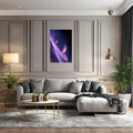 Saturn in Space Metal Posters | Premium, Waterproof & Magnet-Mounted Art