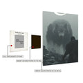 Scary Wolf Scene Metal Wall Posters | Premium, Waterproof & Magnet-Mounted Art