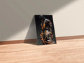 Scorpion Mortal Combat modern style Metal Posters | Premium, Waterproof & Magnet-Mounted Art