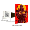 Scorpion Mortal Kombat Metal Wall Posters | Premium, Waterproof & Magnet-Mounted Art
