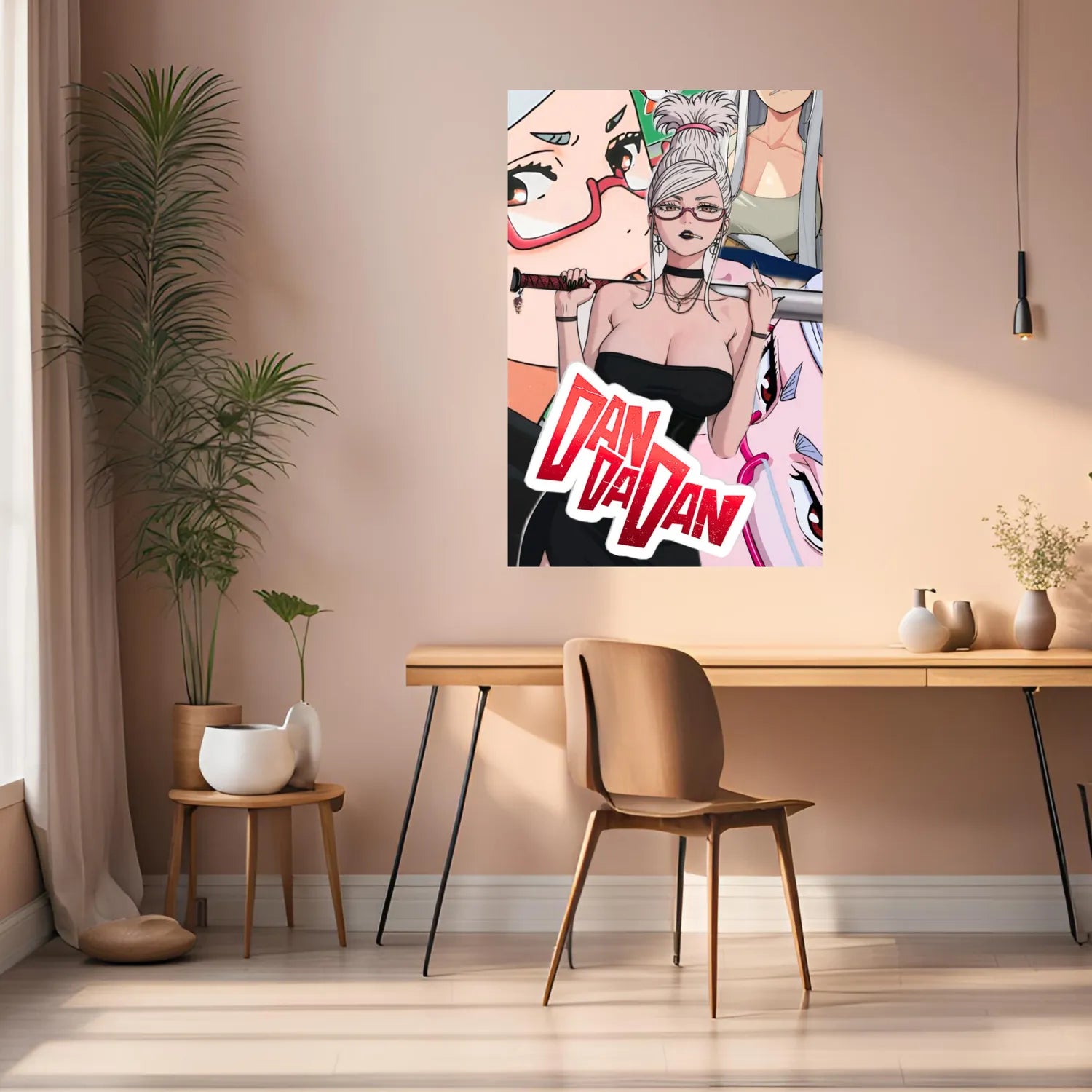 Seiko Ayase DanDanDan Metal Posters | Premium, Waterproof & Magnet-Mounted Art