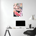 Seiko Ayase DanDanDan Metal Posters | Premium, Waterproof & Magnet-Mounted Art