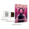 Shinobu Kocho Demon Slayer Modern Metal Posters | Premium, Waterproof & Magnet-Mounted Art