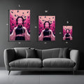 Shinobu Kocho Demon Slayer Modern Metal Posters | Premium, Waterproof & Magnet-Mounted Art