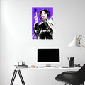 Shinobu Kocho Demon Slayer Wall Art Metal Posters | Premium, Waterproof & Magnet-Mounted Art