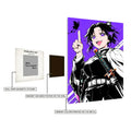 Shinobu Kocho Demon Slayer Wall Art Metal Posters | Premium, Waterproof & Magnet-Mounted Art