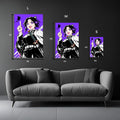 Shinobu Kocho Demon Slayer Wall Art Metal Posters | Premium, Waterproof & Magnet-Mounted Art