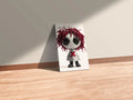 Silent Scary Doll Face Metal Posters | Premium, Waterproof & Magnet-Mounted Art