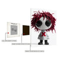Silent Scary Doll Face Metal Posters | Premium, Waterproof & Magnet-Mounted Art