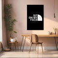Sit on my Face Funny Metal Posters | Premium, Waterproof & Magnet-Mounted Art