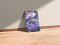 Skeleton resting in Violet Gardens | Premium, Waterproof & Magnet-Mounted Art