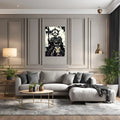 Skull Knight of Apocalypse Metal Wall Posters | Premium, Waterproof & Magnet-Mounted Art