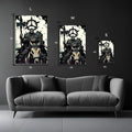 Skull Knight of Apocalypse Metal Wall Posters | Premium, Waterproof & Magnet-Mounted Art