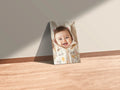 Smiling Baby Metal Wall Posters | Premium, Waterproof & Magnet-Mounted Art