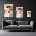 Smiling Baby Metal Wall Posters | Premium, Waterproof & Magnet-Mounted Art